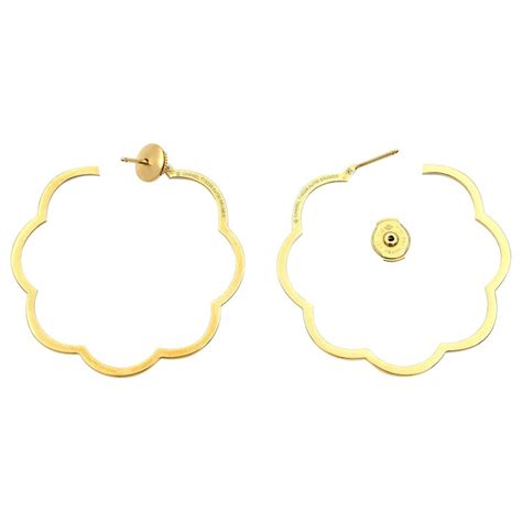 bague chanel camelia|Chanel camellia hoop earrings.